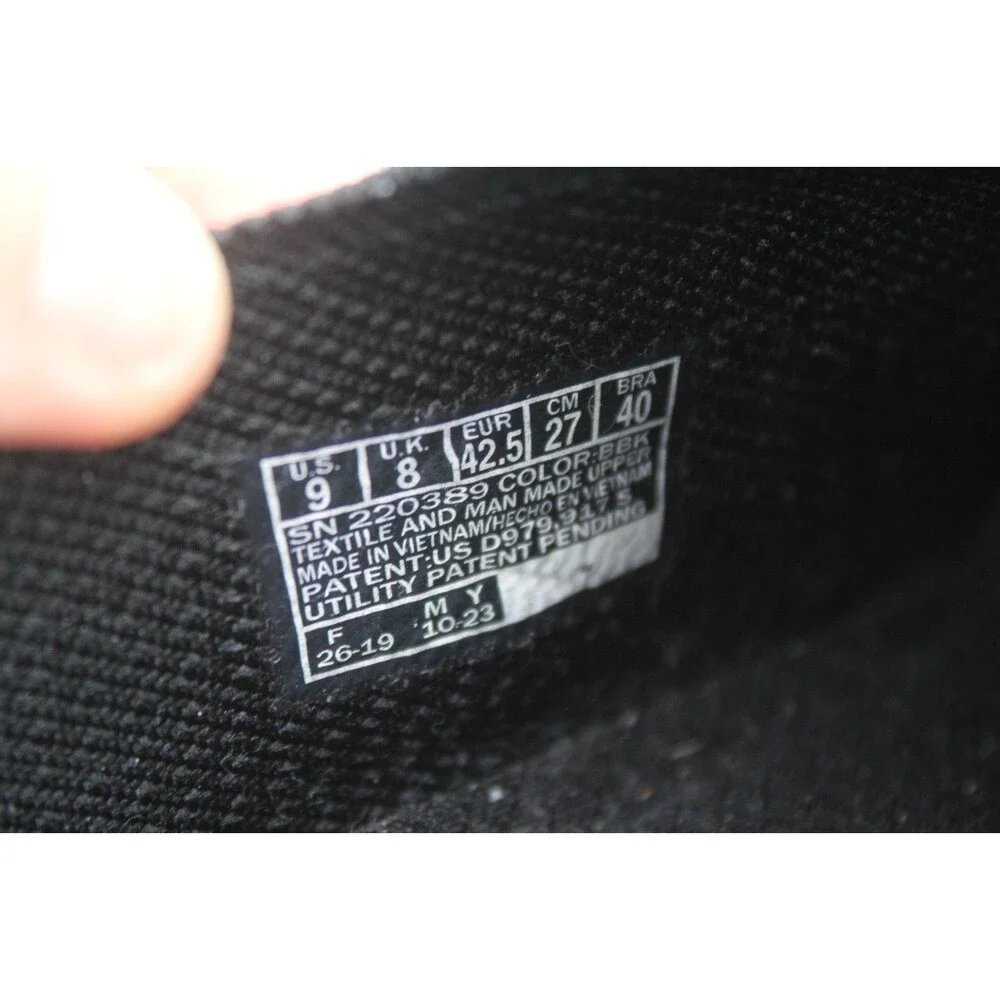 Skechers Slip-ins Comfort Soft Mens Shoes Black Size 9 220389 Stretch 10-23 NICE